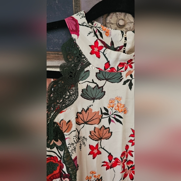 Anthropologie Floral Midi Dress - Multicolor - Picture 2 of 7
